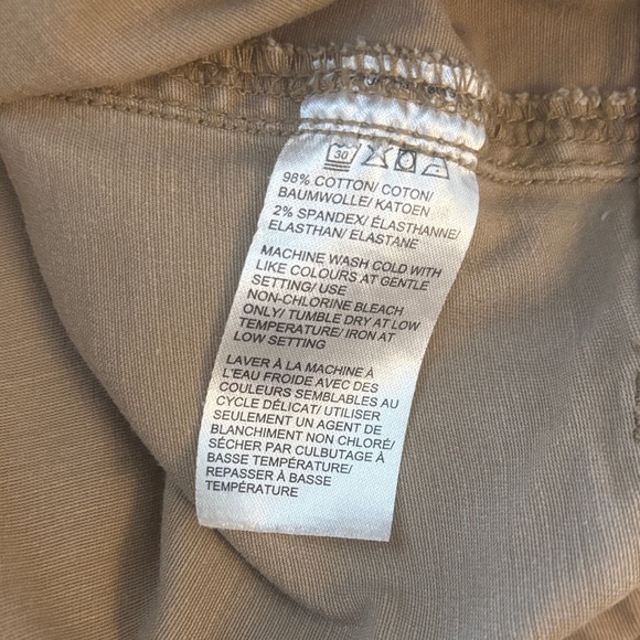 Lord & Taylor Women's Tan Cropped Pants - Picture 5 of 5
